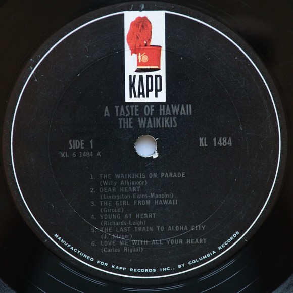 The Waikikis A Taste Of Hawaii 1966 Hawaiian 12" Vinyl LP Record Mono KL-1484 -G - Picture 4 of 9